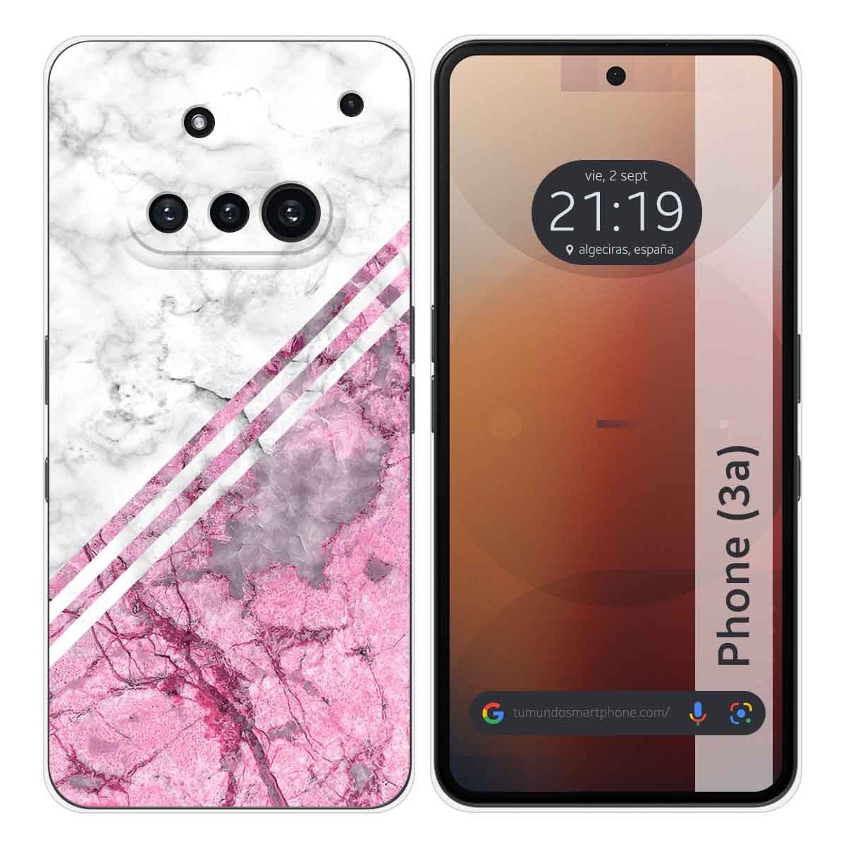Funda Silicona para Nothing Phone 3a 5G diseño Mármol 03 Dibujos