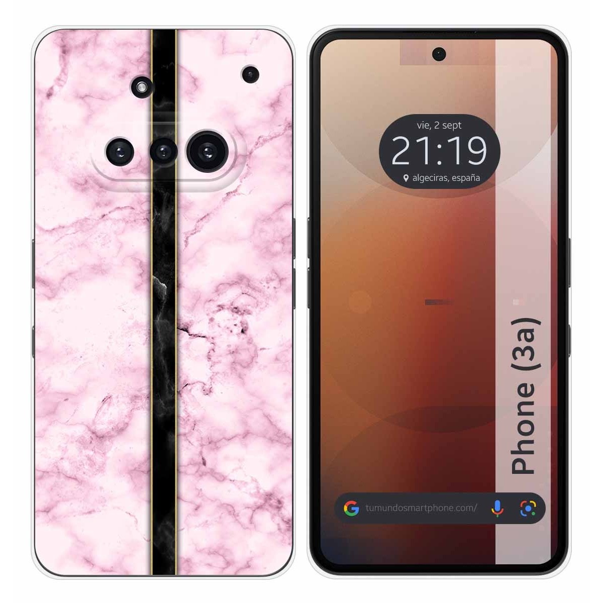 Funda Silicona para Nothing Phone 3a 5G diseño Mármol 04 Dibujos
