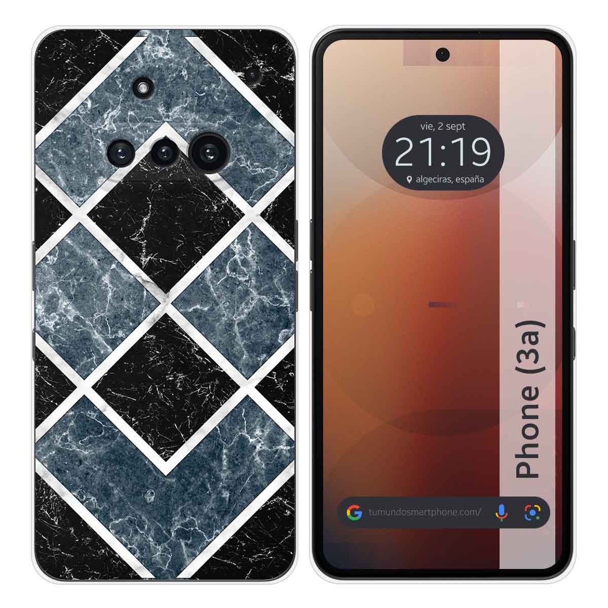 Funda Silicona para Nothing Phone 3a 5G diseño Mármol 06 Dibujos