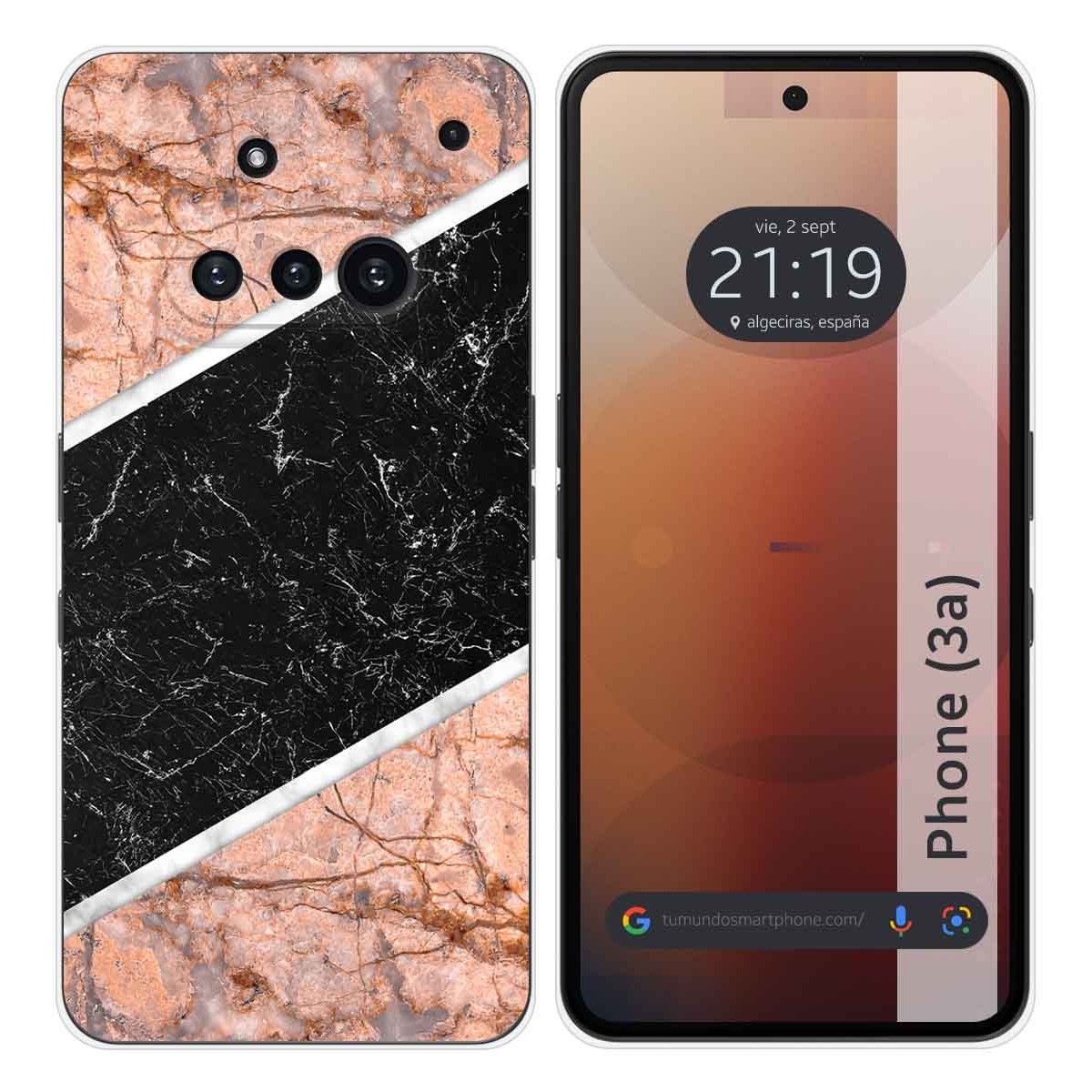 Funda Silicona para Nothing Phone 3a 5G diseño Mármol 07 Dibujos