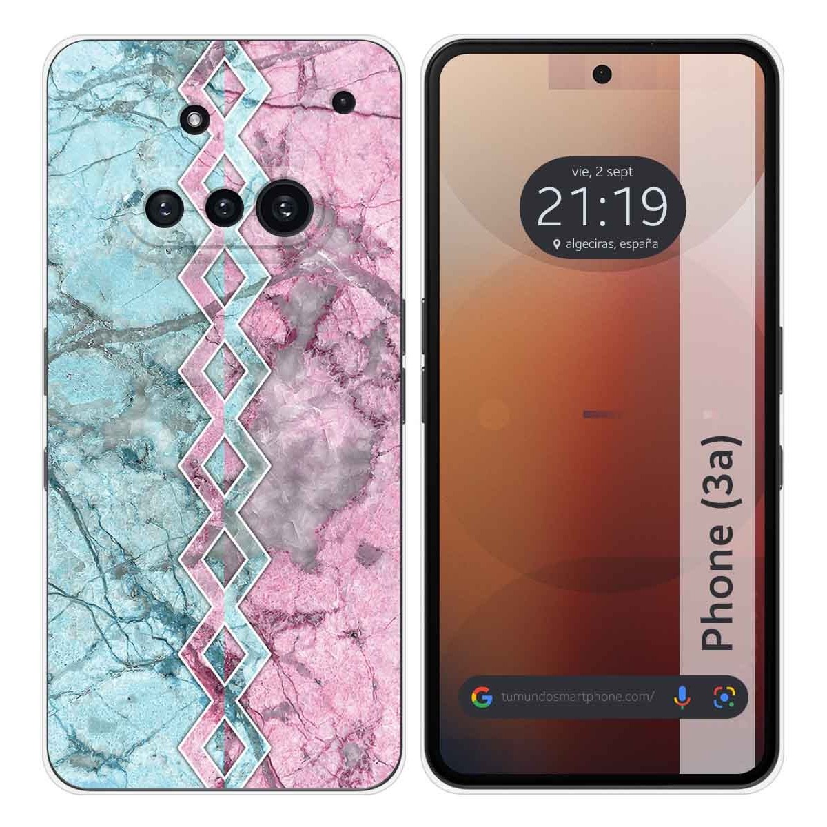 Funda Silicona para Nothing Phone 3a 5G diseño Mármol 08 Dibujos