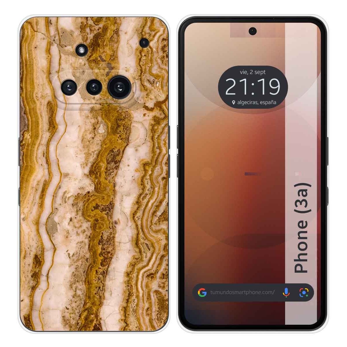 Funda Silicona para Nothing Phone 3a 5G diseño Mármol 10 Dibujos