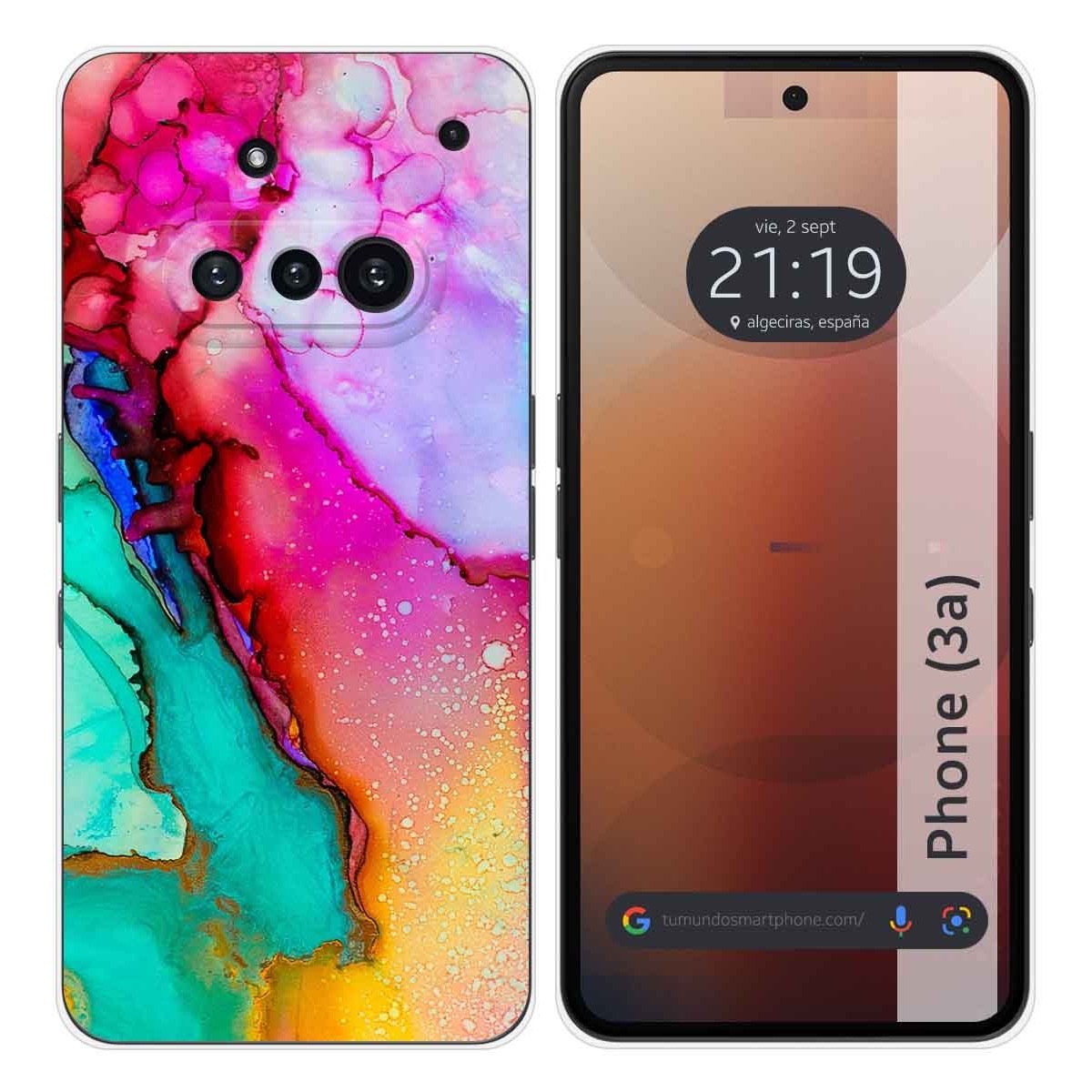 Funda Silicona para Nothing Phone 3a 5G diseño Mármol 15 Dibujos