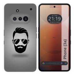 Funda Silicona para Nothing Phone 3a 5G diseño Barba Dibujos