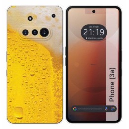 Funda Silicona para Nothing Phone 3a 5G diseño Cerveza Dibujos