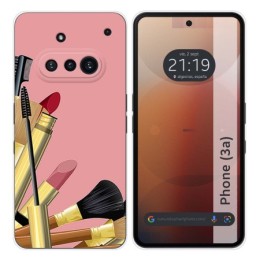 Funda Silicona para Nothing Phone 3a 5G diseño Brochas Dibujos