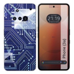 Funda Silicona para Nothing Phone 3a 5G diseño Circuito Dibujos