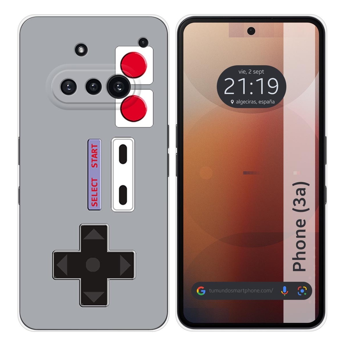 Funda Silicona para Nothing Phone 3a 5G diseño Consola Dibujos