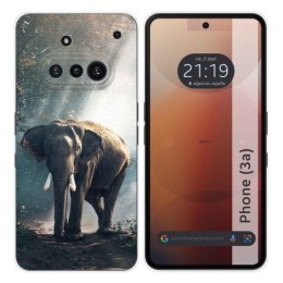 Funda Silicona para Nothing Phone 3a 5G diseño Elefante Dibujos