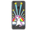 Funda Gel Transparente para Huawei P8 Lite 2017 Diseño Unicornio Dibujos