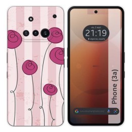 Funda Silicona para Nothing Phone 3a 5G diseño Flores Vintage Dibujos