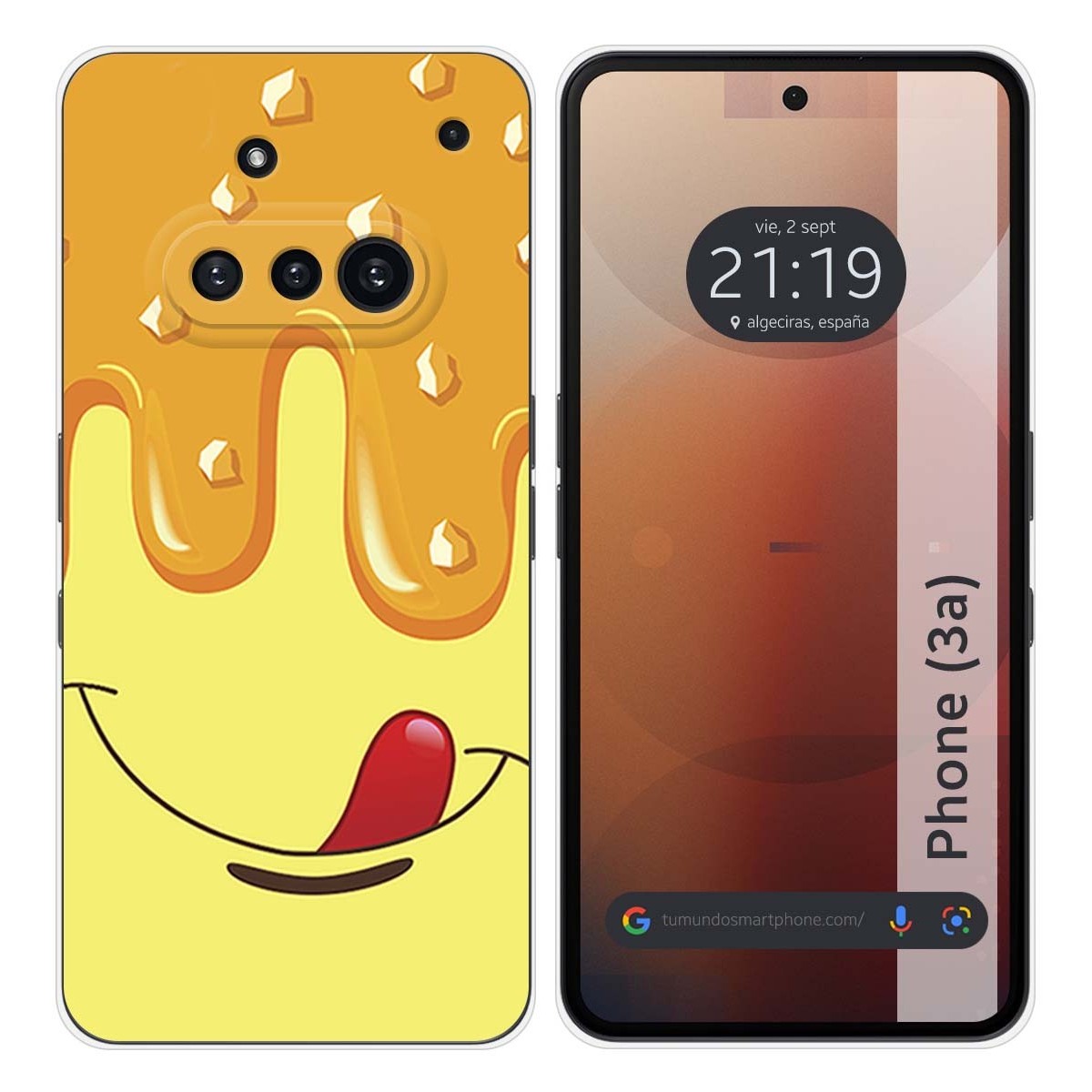 Funda Silicona para Nothing Phone 3a 5G diseño Helado Vainilla Dibujos