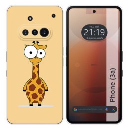 Funda Silicona para Nothing Phone 3a 5G diseño Jirafa Dibujos