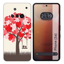 Funda Silicona para Nothing Phone 3a 5G diseño Pajaritos Dibujos