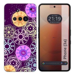 Funda Silicona para Nothing Phone 3a 5G diseño Radial Dibujos