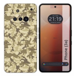 Funda Silicona para Nothing Phone 3a 5G diseño Sand Camuflaje Dibujos