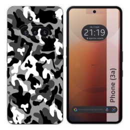 Funda Silicona para Nothing Phone 3a 5G diseño Snow Camuflaje Dibujos