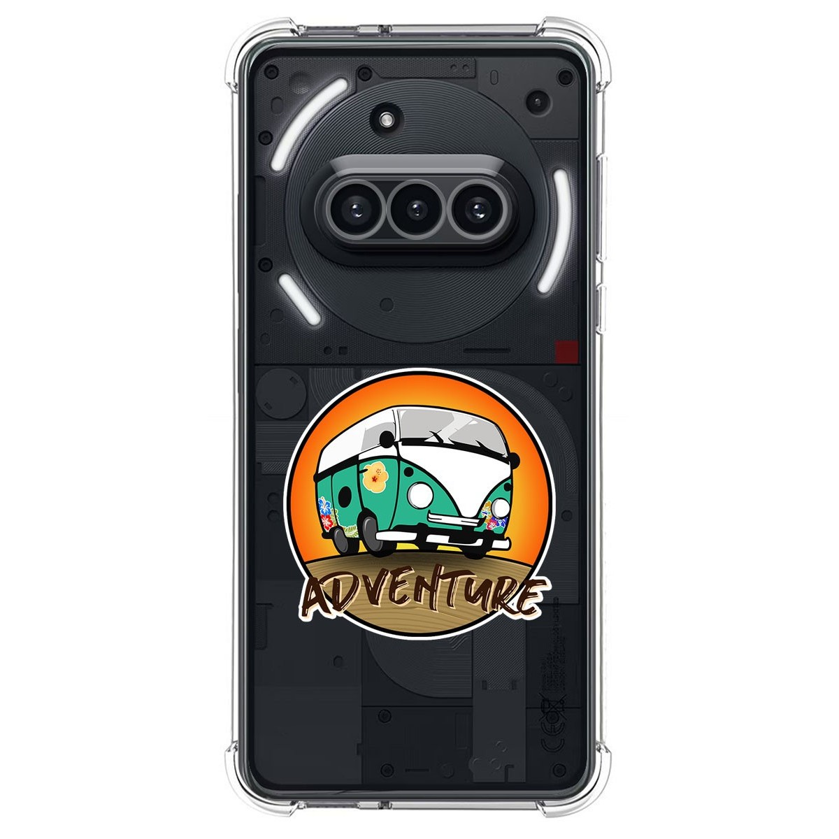 Funda Silicona Antigolpes para Nothing Phone 3a 5G diseño Adventure Dibujos