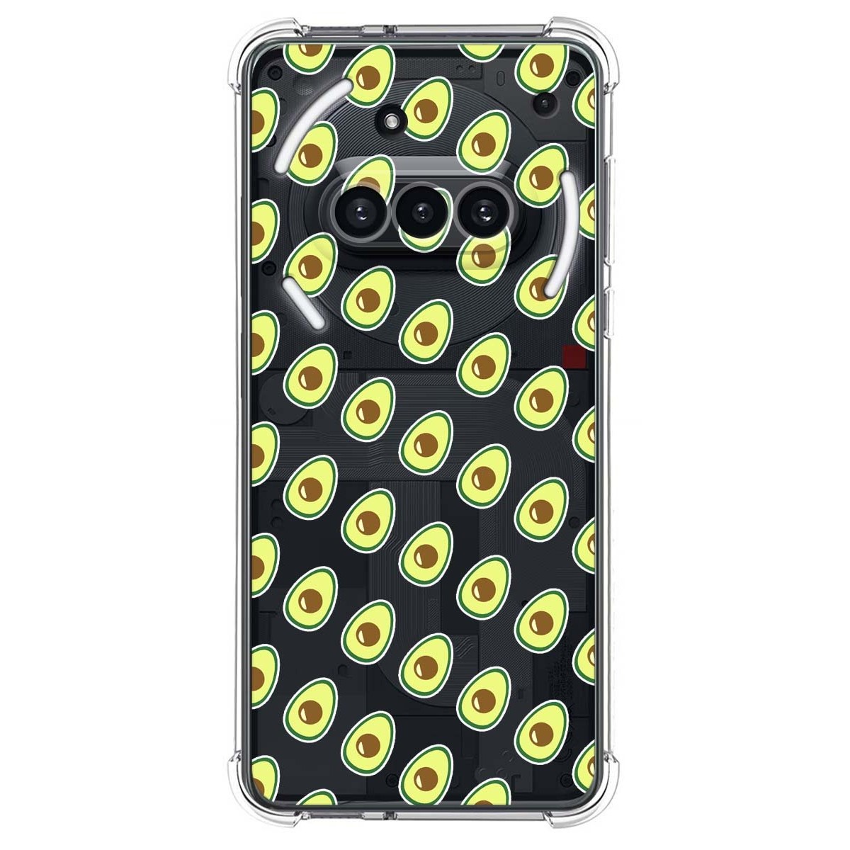 Funda Silicona Antigolpes para Nothing Phone 3a 5G diseño Aguacate Dibujos