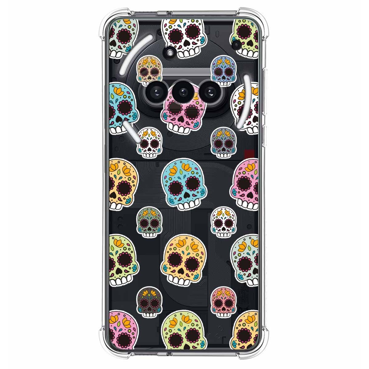 Funda Silicona Antigolpes para Nothing Phone 3a 5G diseño Catrina Dibujos