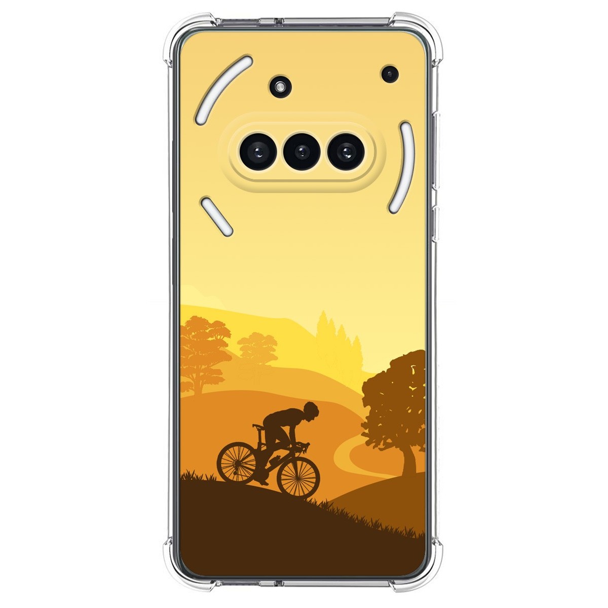 Funda Silicona Antigolpes para Nothing Phone 3a 5G diseño Ciclista Dibujos