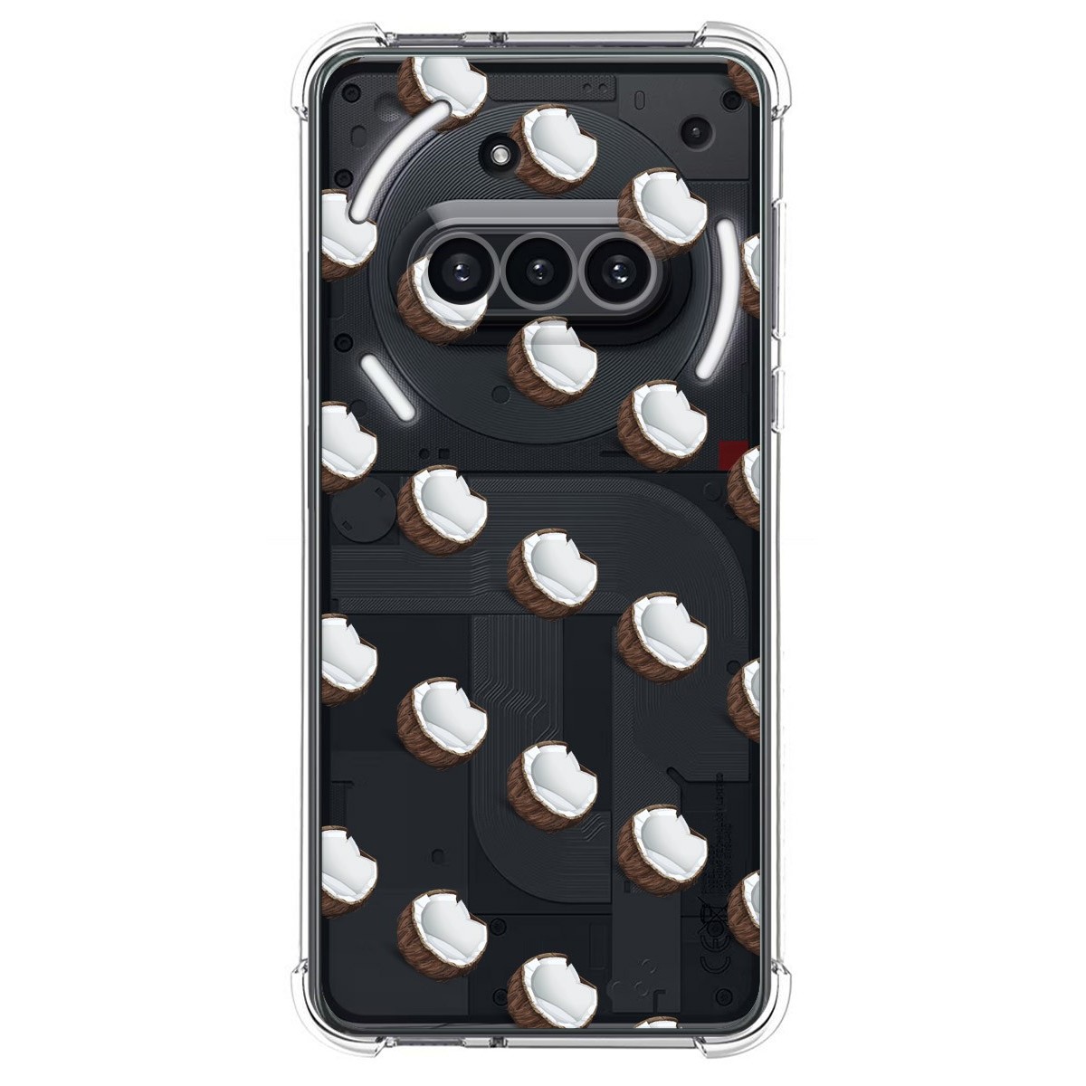 Funda Silicona Antigolpes para Nothing Phone 3a 5G diseño Cocos Dibujos