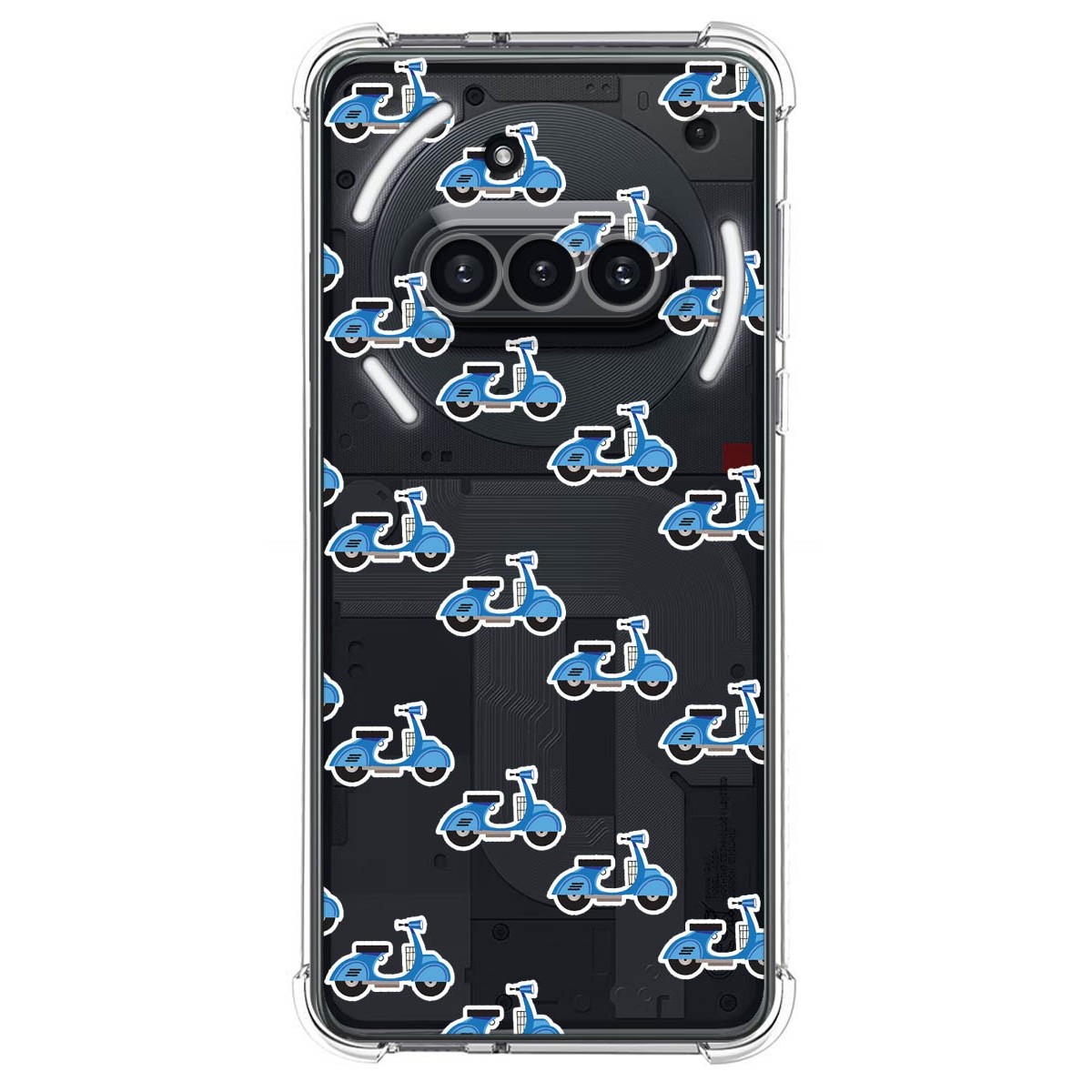 Funda Silicona Antigolpes para Nothing Phone 3a 5G diseño Scooter Dibujos