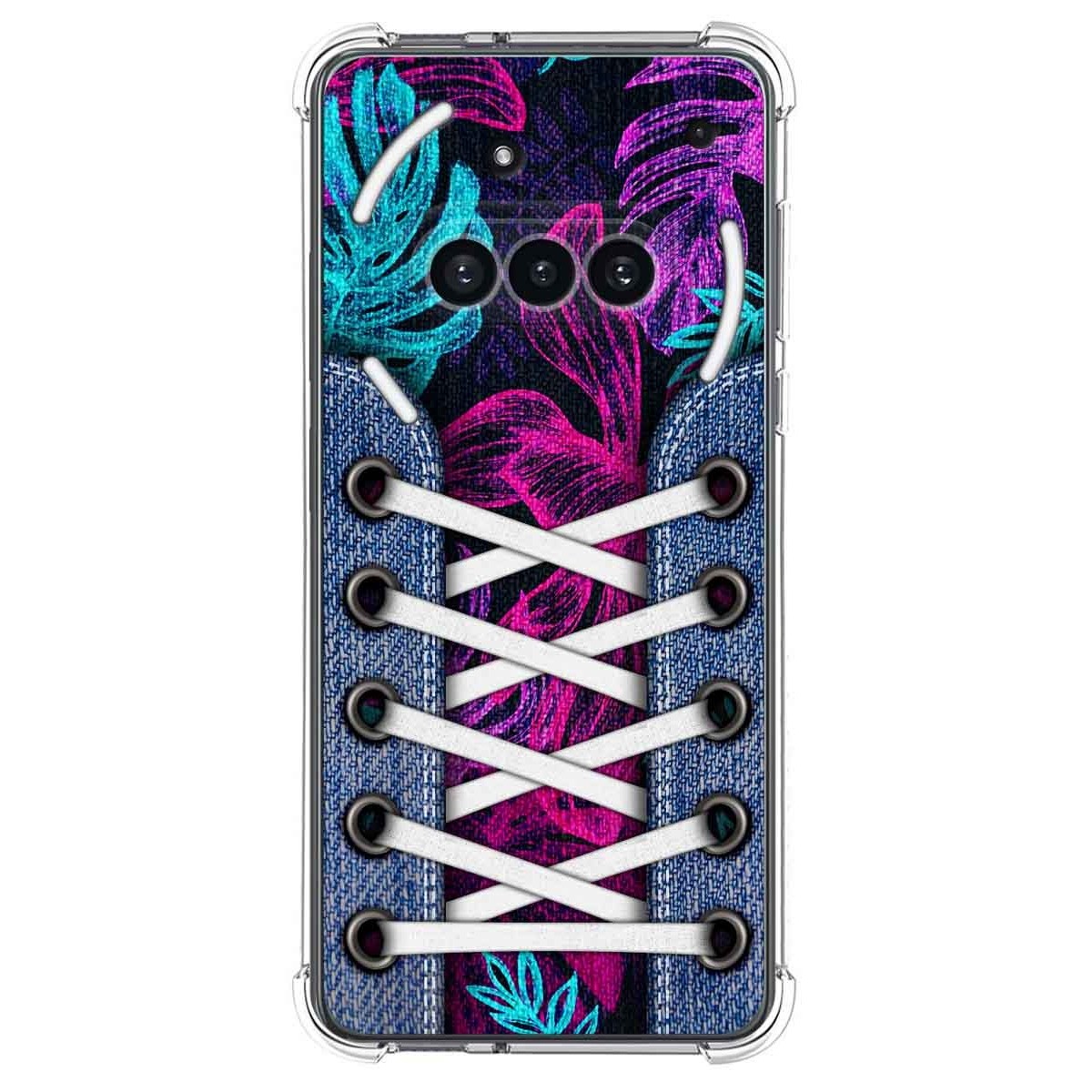 Funda Silicona Antigolpes para Nothing Phone 3a 5G diseño Zapatillas 07 Dibujos