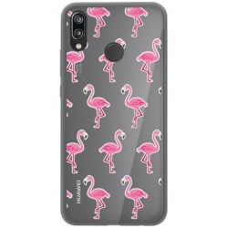 Funda Gel Transparente para Huawei P20 Lite Diseño Flamenco Dibujos