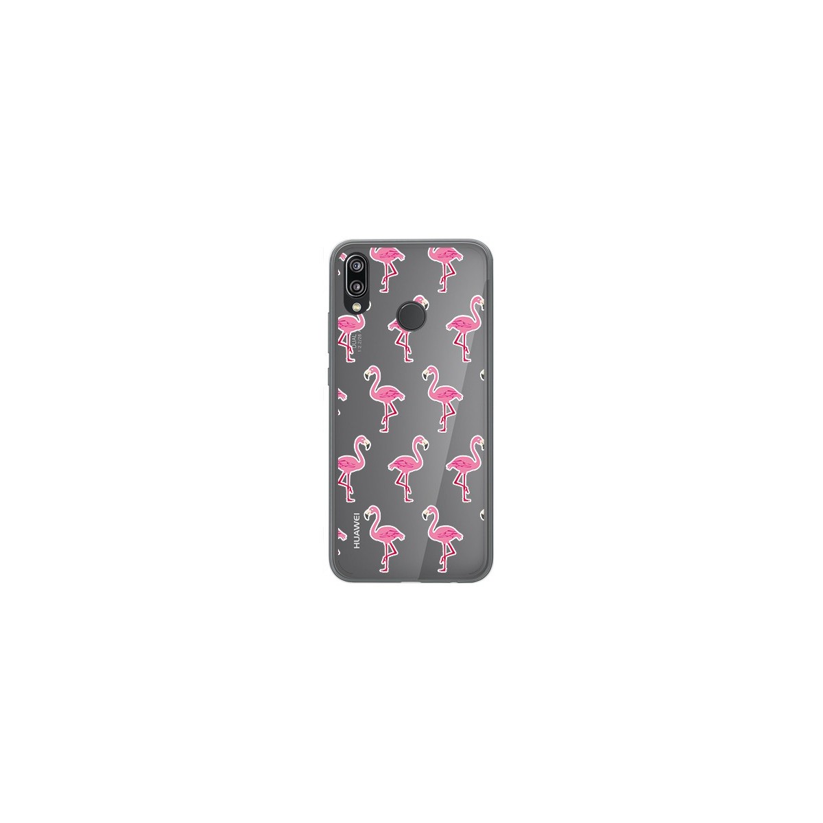 Funda Gel Transparente para Huawei P20 Lite Diseño Flamenco Dibujos
