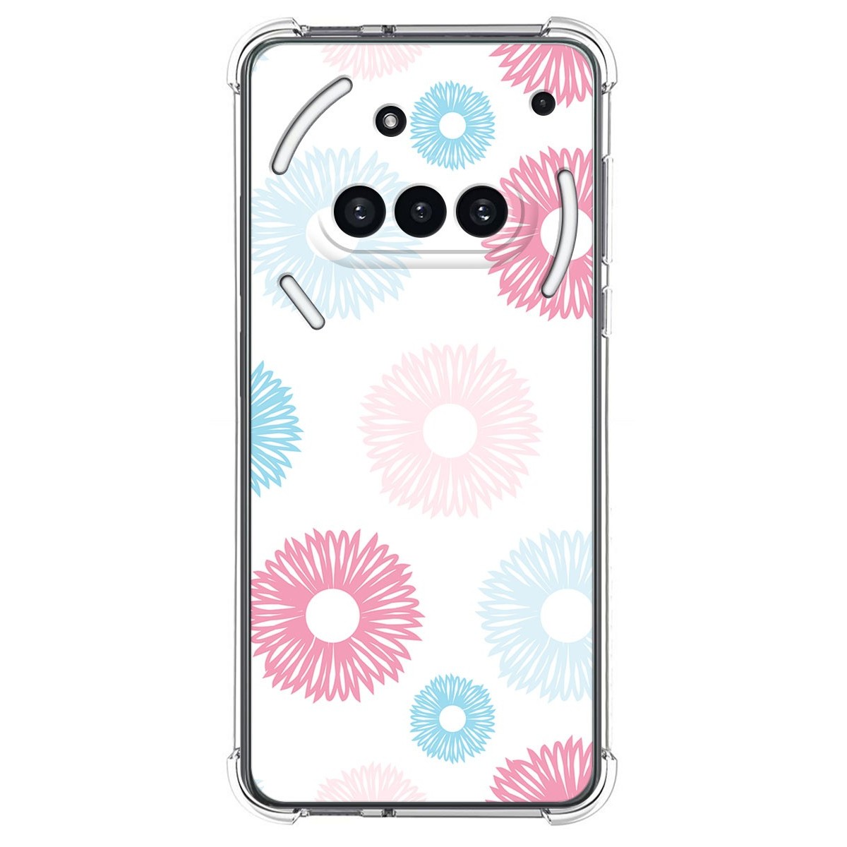 Funda Silicona Antigolpes para Nothing Phone 3a 5G diseño Flores 06 Dibujos