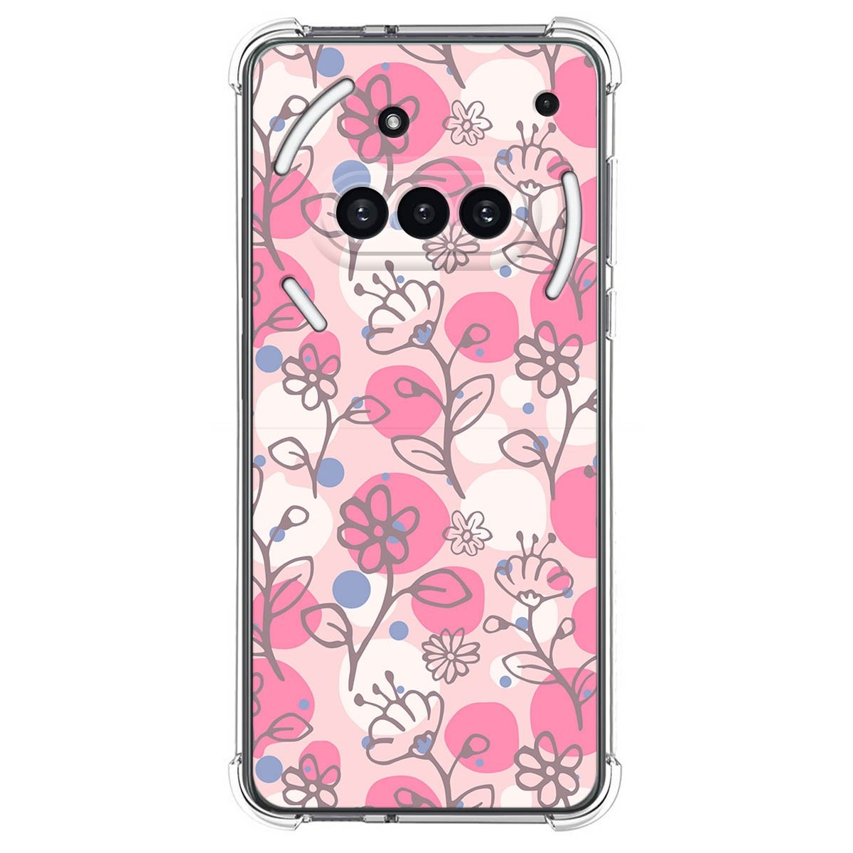 Funda Silicona Antigolpes para Nothing Phone 3a 5G diseño Flores 07 Dibujos
