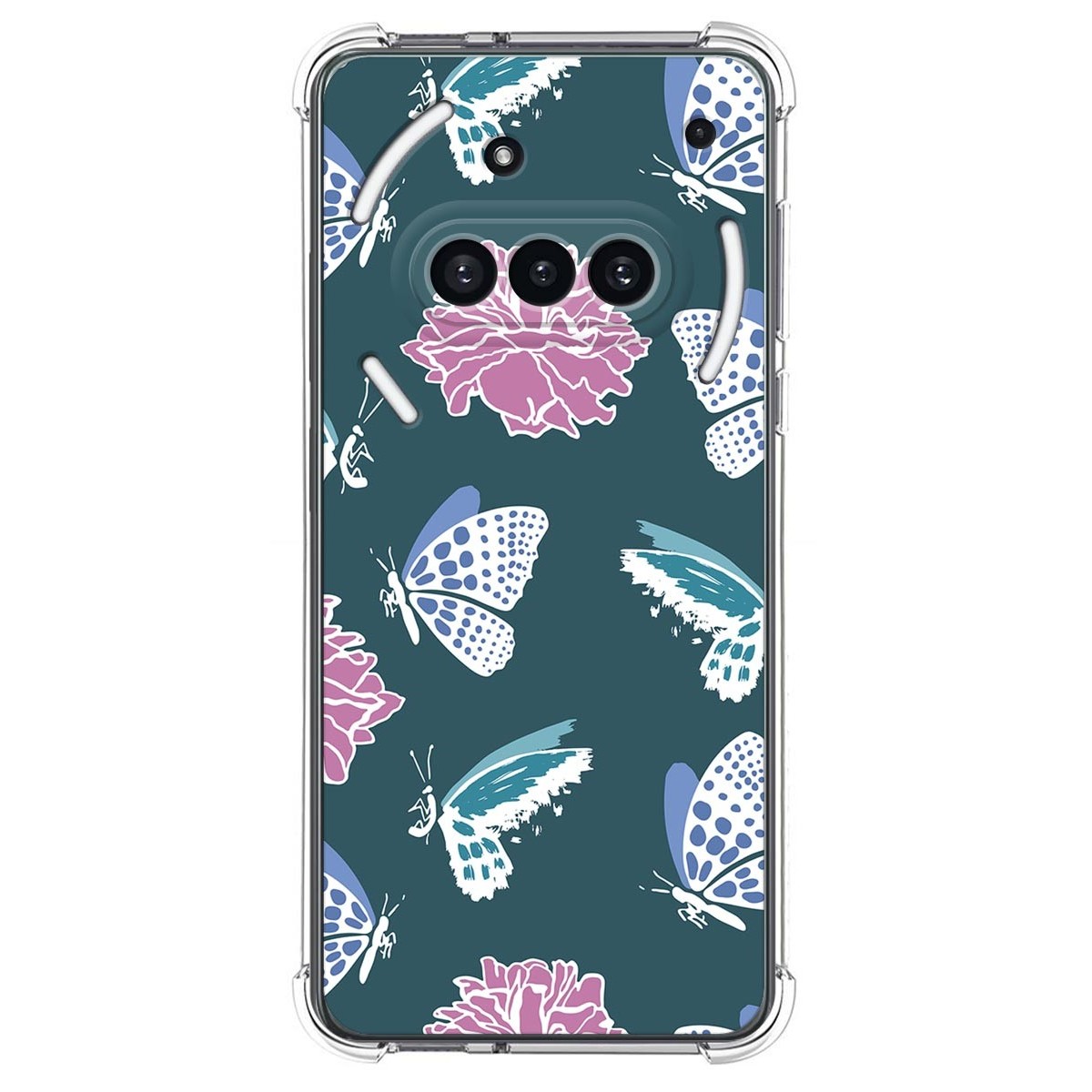 Funda Silicona Antigolpes para Nothing Phone 3a 5G diseño Flores 10 Dibujos