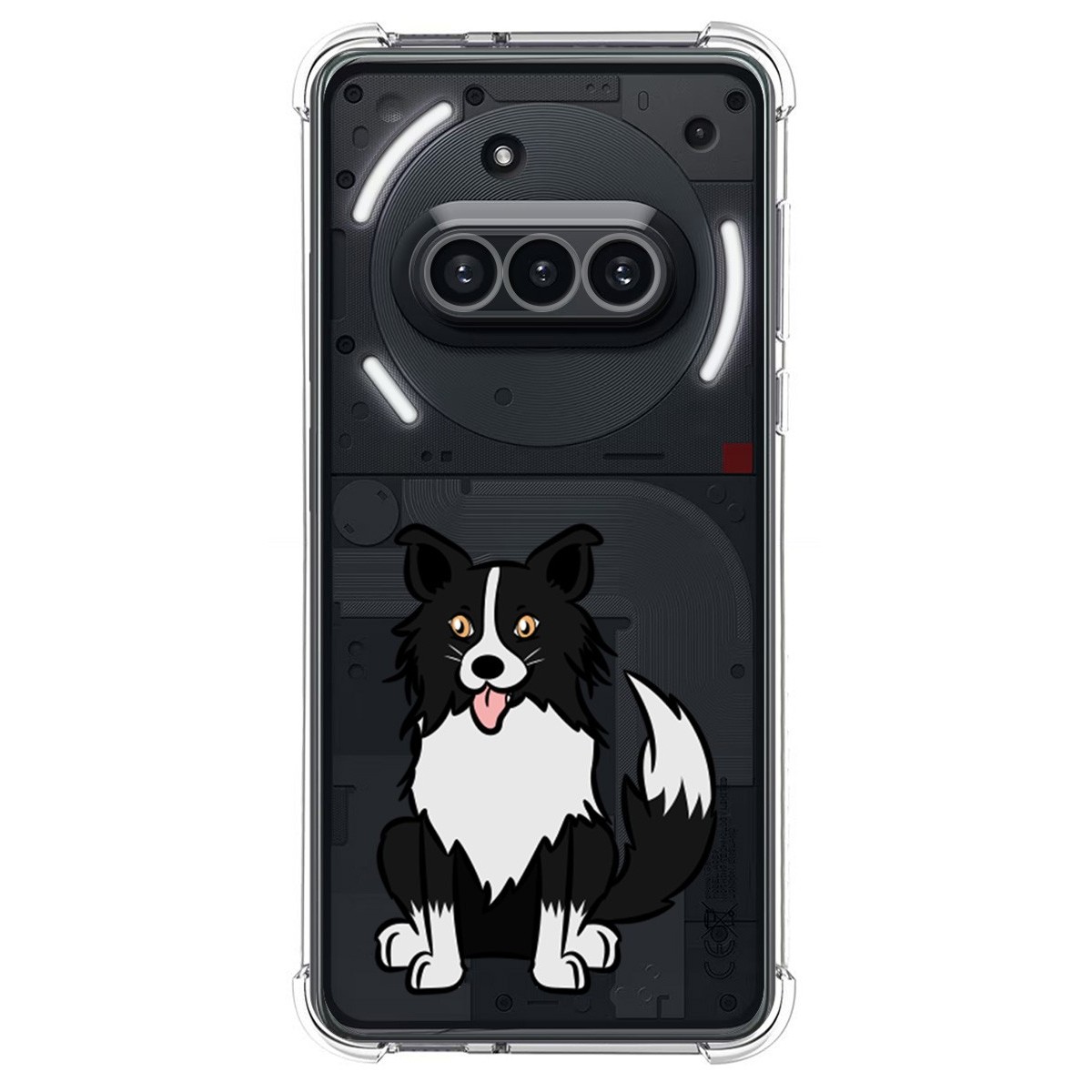 Funda Silicona Antigolpes para Nothing Phone 3a 5G diseño Perros 01 Dibujos