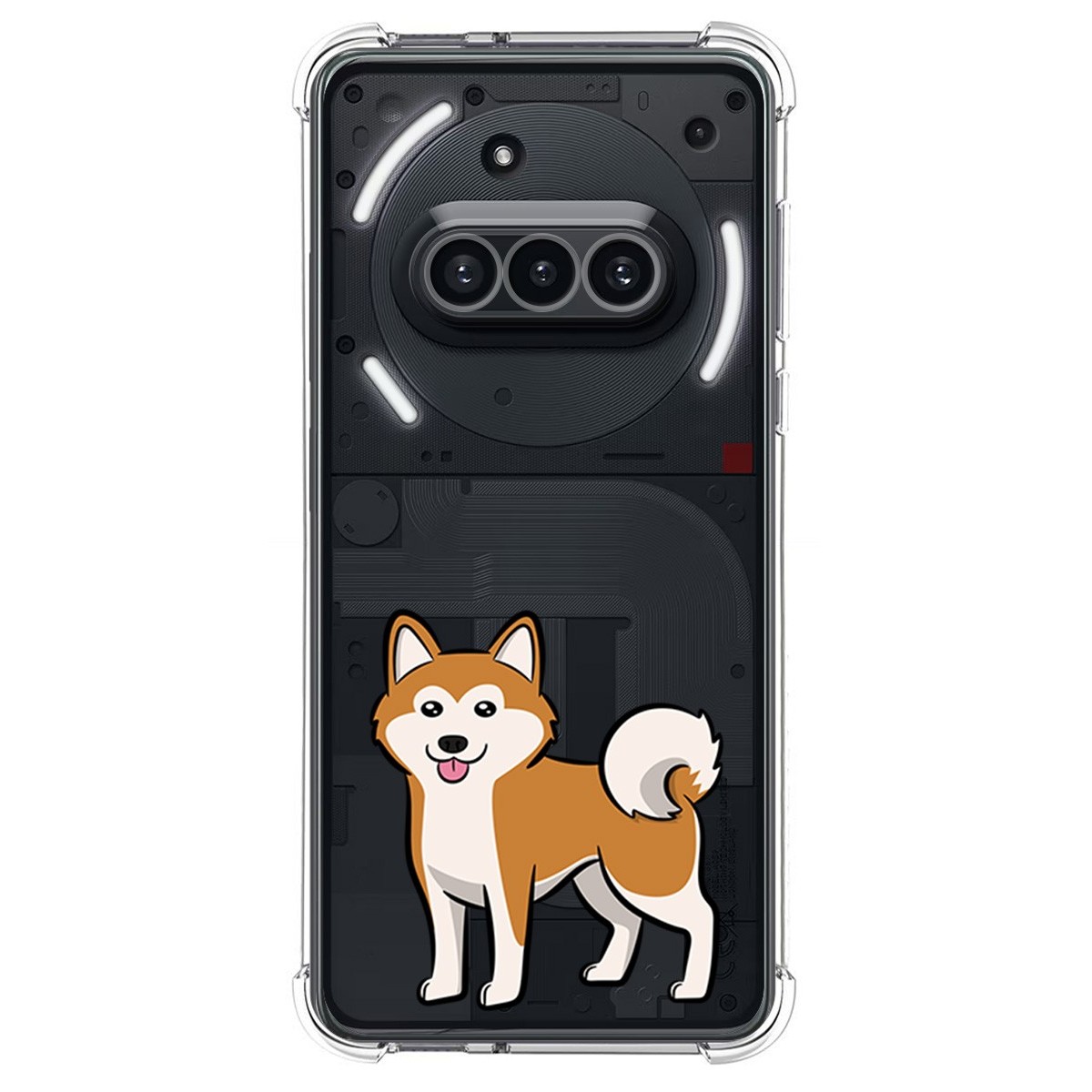 Funda Silicona Antigolpes para Nothing Phone 3a 5G diseño Perros 02 Dibujos