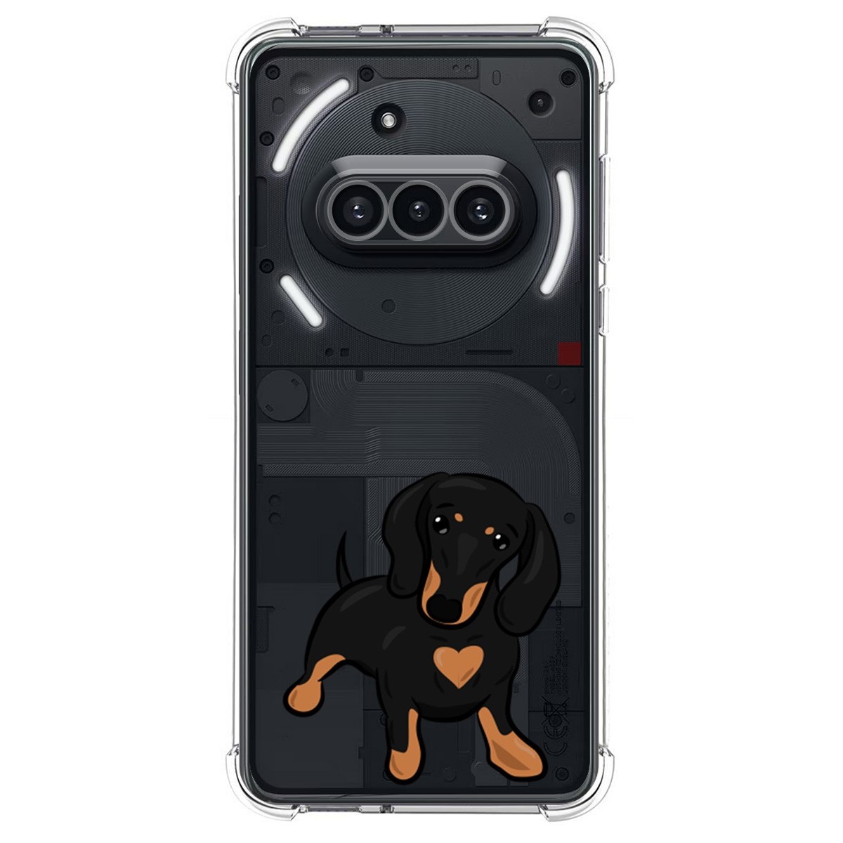 Funda Silicona Antigolpes para Nothing Phone 3a 5G diseño Perros 04 Dibujos
