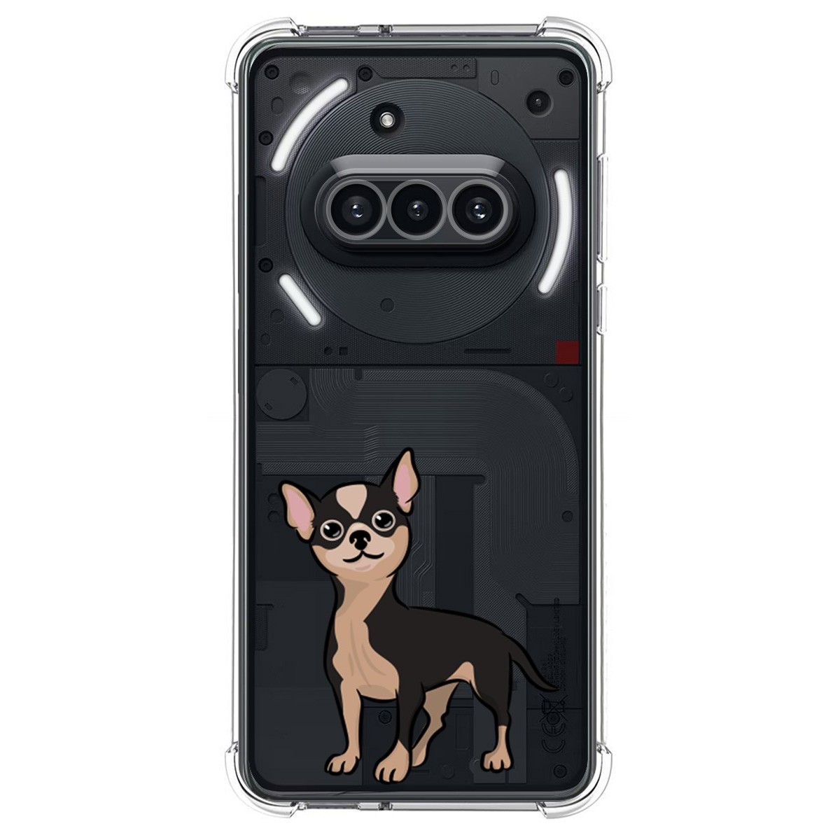 Funda Silicona Antigolpes para Nothing Phone 3a 5G diseño Perros 05 Dibujos