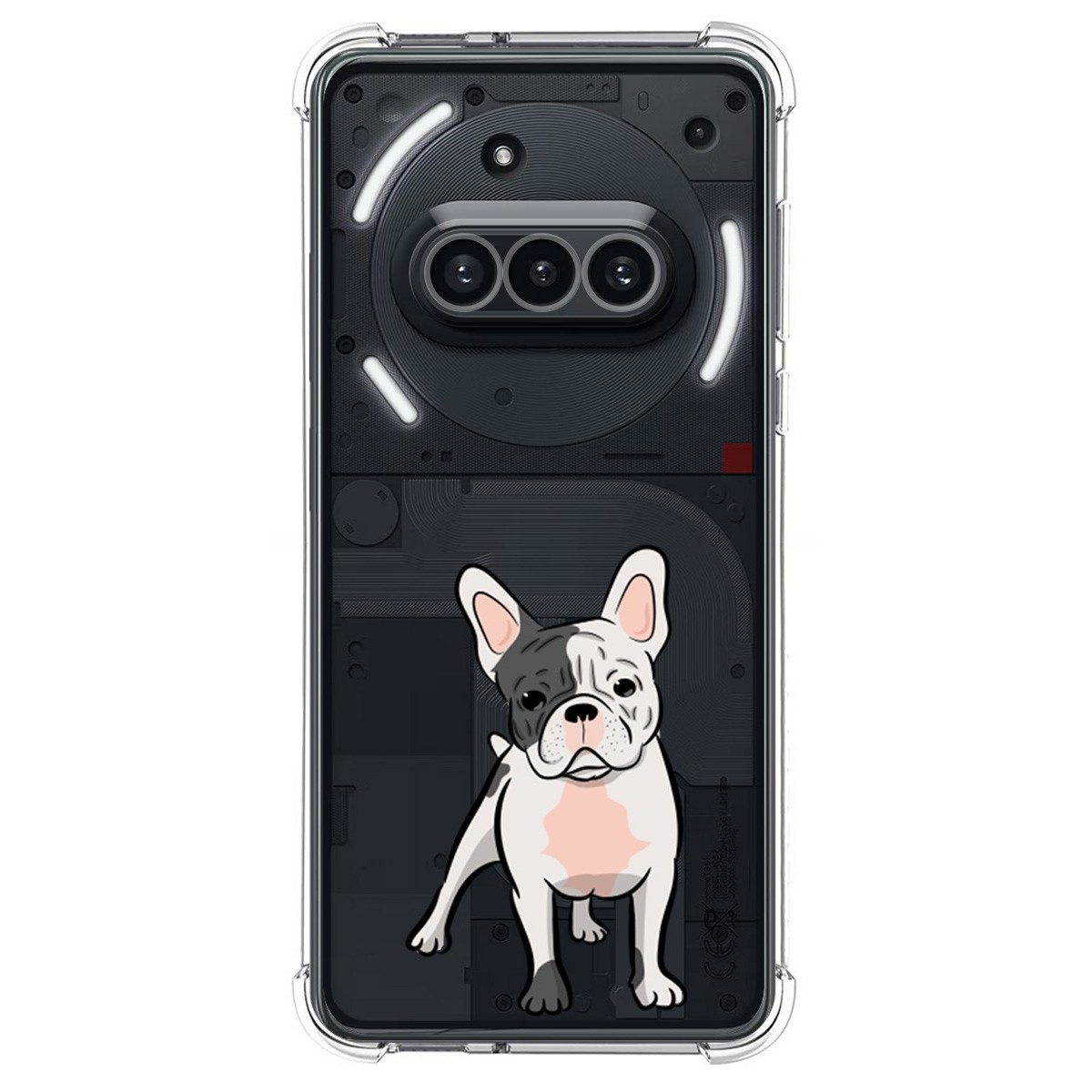 Funda Silicona Antigolpes para Nothing Phone 3a 5G diseño Perros 06 Dibujos