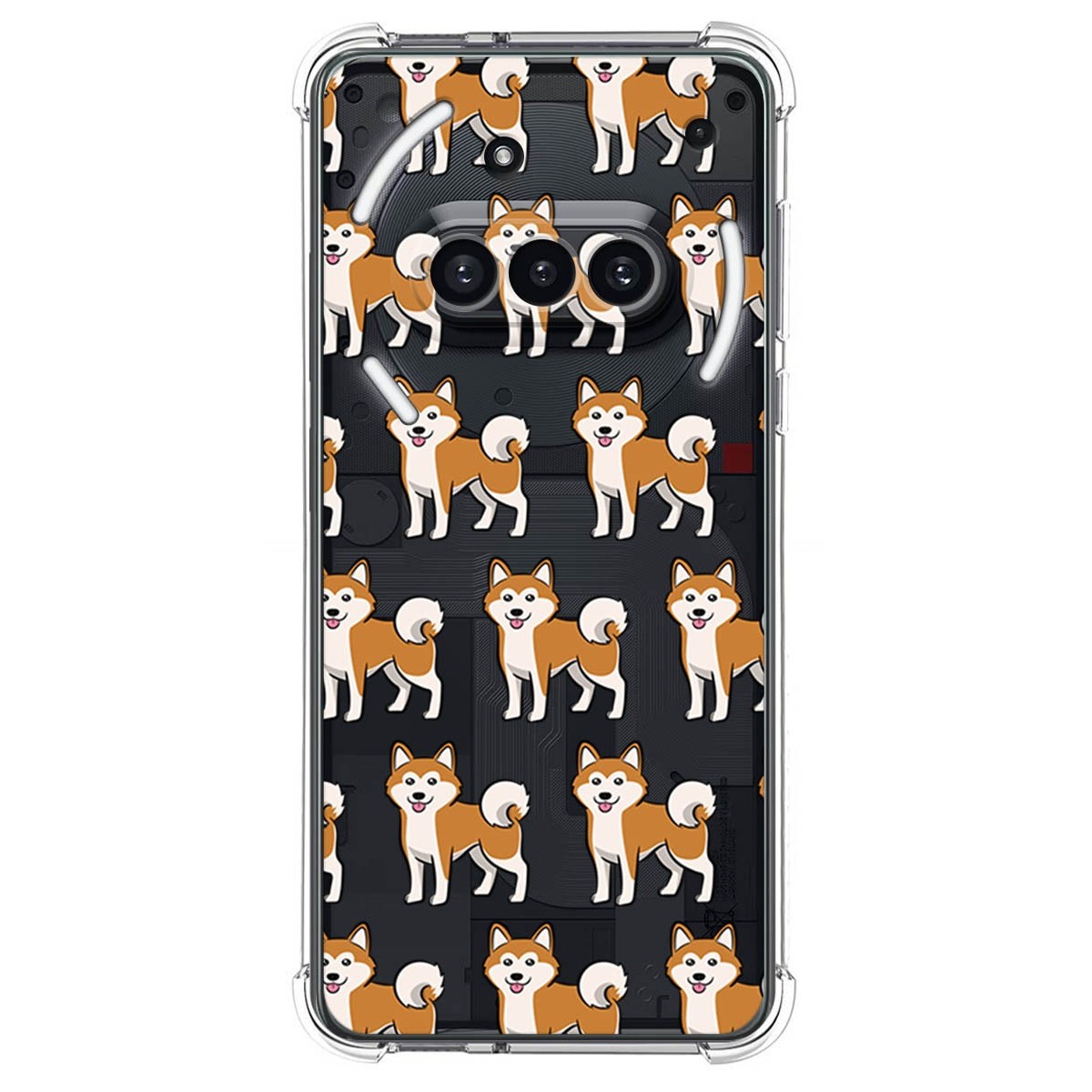 Funda Silicona Antigolpes para Nothing Phone 3a 5G diseño Perros 08 Dibujos