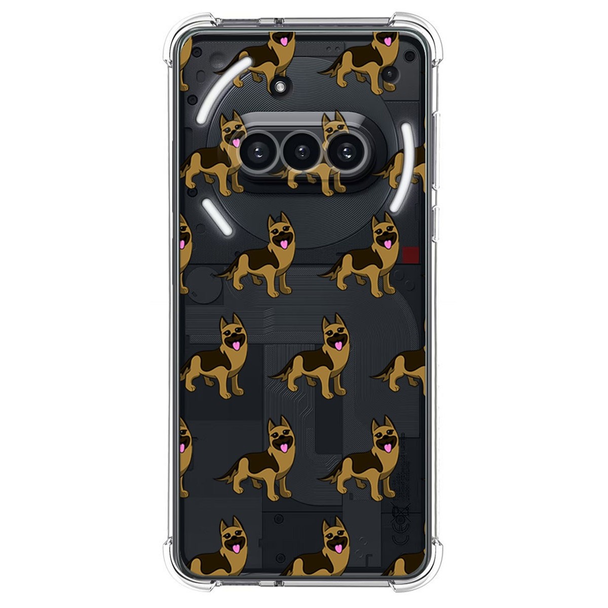 Funda Silicona Antigolpes para Nothing Phone 3a 5G diseño Perros 09 Dibujos