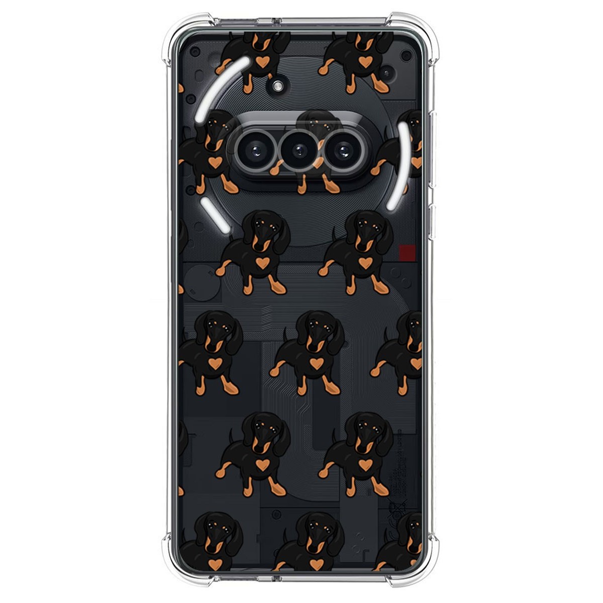 Funda Silicona Antigolpes para Nothing Phone 3a 5G diseño Perros 10 Dibujos