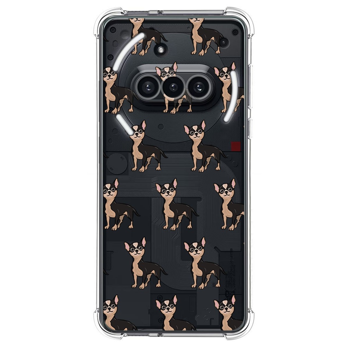 Funda Silicona Antigolpes para Nothing Phone 3a 5G diseño Perros 11 Dibujos