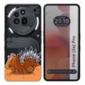 Funda Silicona Transparente para Nothing Phone 3a Pro 5G diseño Bufalo Dibujos