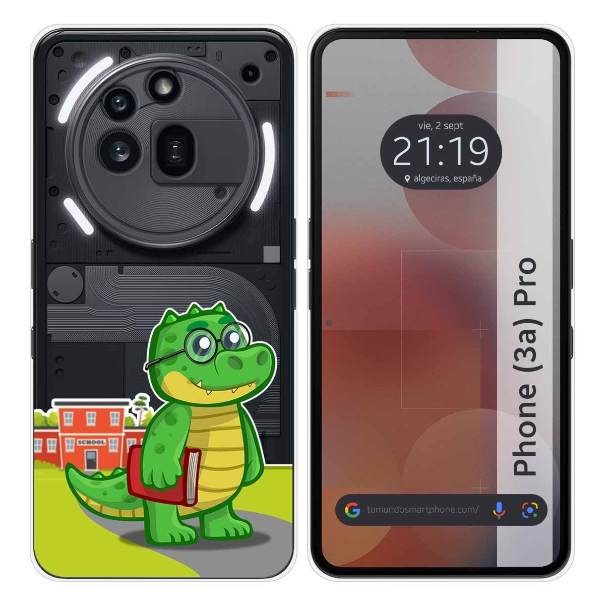 Funda Silicona Transparente para Nothing Phone 3a Pro 5G diseño Coco Dibujos