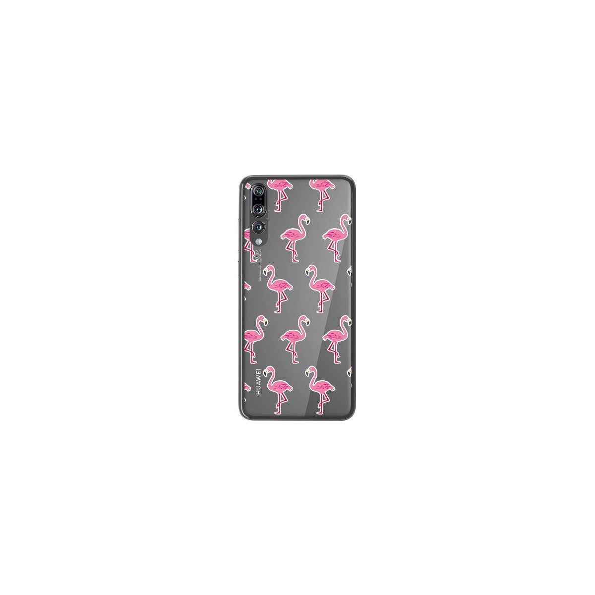 Funda Gel Transparente para Huawei P20 Pro Diseño Flamenco Dibujos