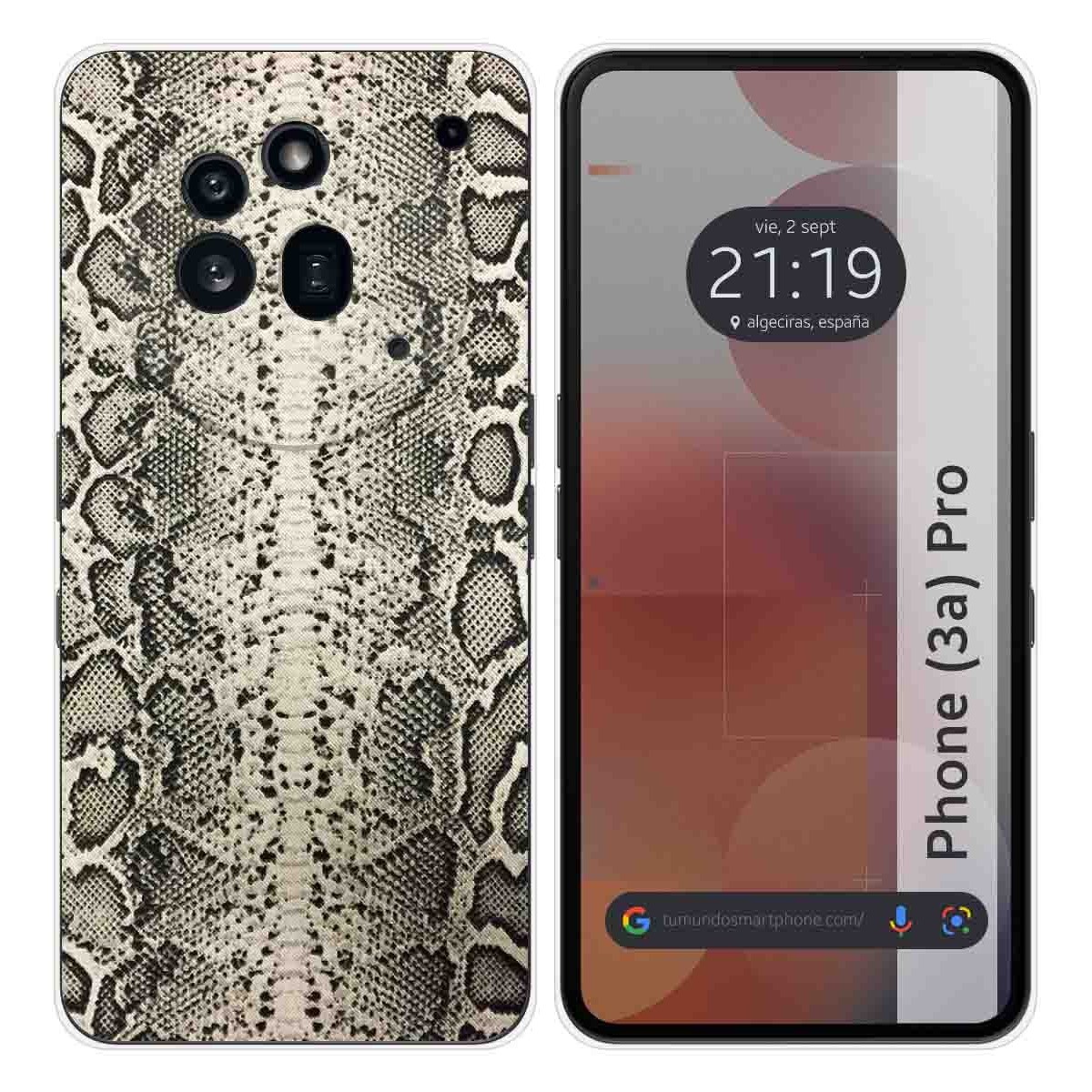 Funda Silicona para Nothing Phone 3a Pro 5G diseño Animal 01 Dibujos