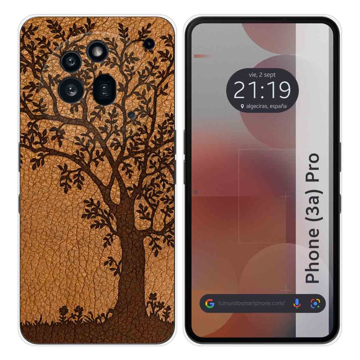 Funda Silicona para Nothing Phone 3a Pro 5G diseño Cuero 03 Dibujos
