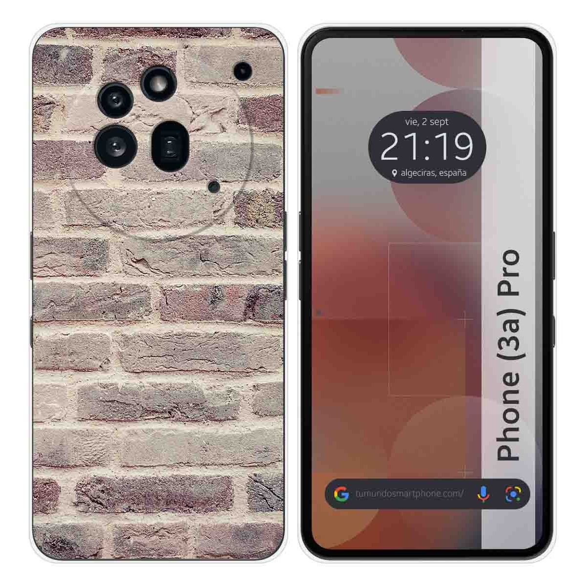 Funda Silicona para Nothing Phone 3a Pro 5G diseño Ladrillo 01 Dibujos