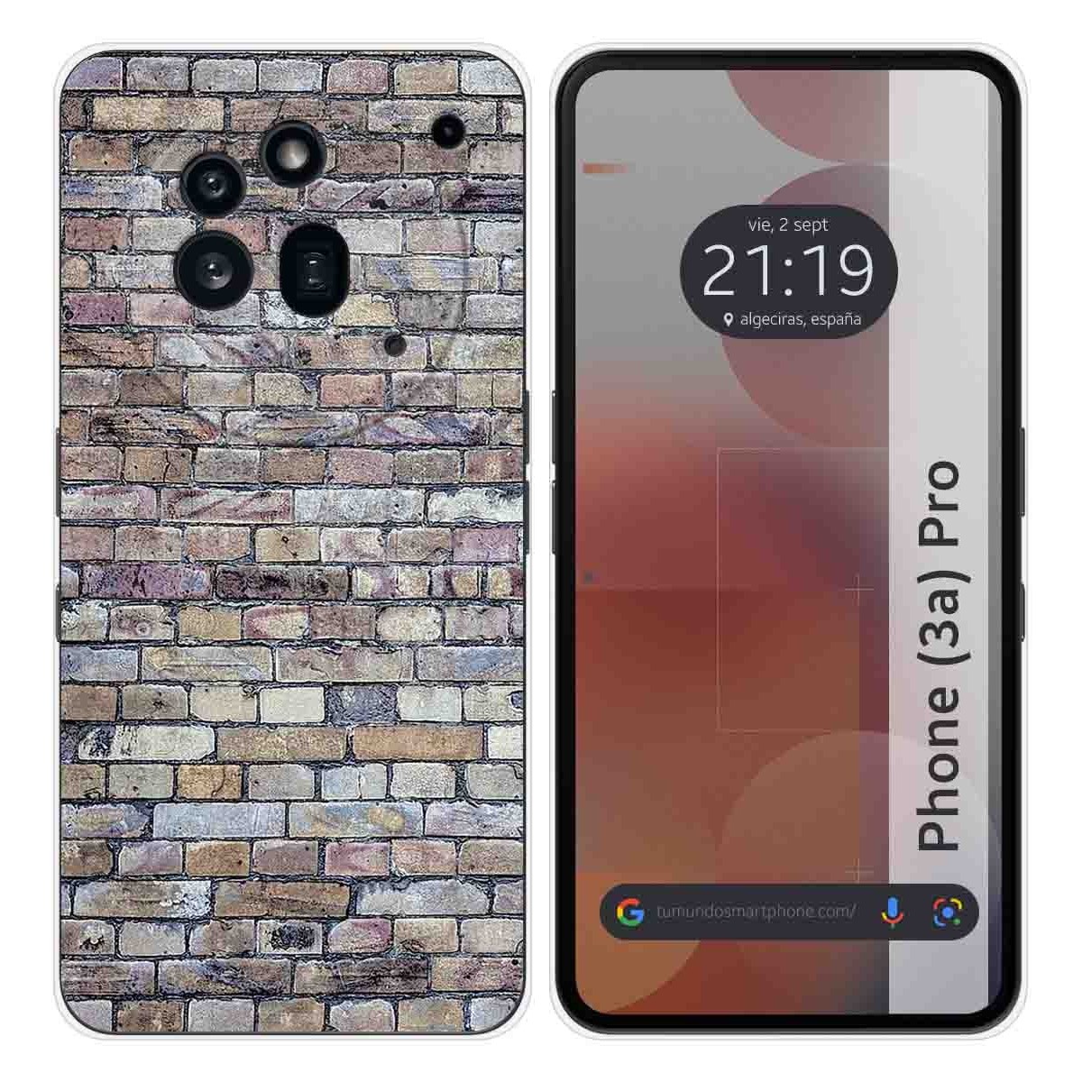 Funda Silicona para Nothing Phone 3a Pro 5G diseño Ladrillo 02 Dibujos