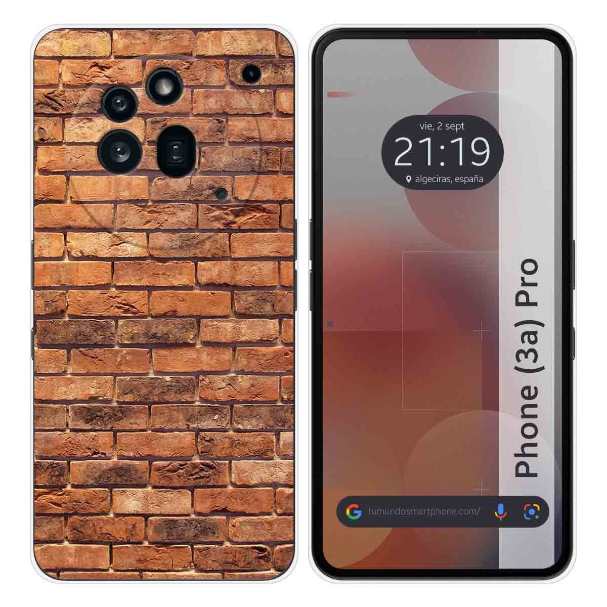 Funda Silicona para Nothing Phone 3a Pro 5G diseño Ladrillo 04 Dibujos